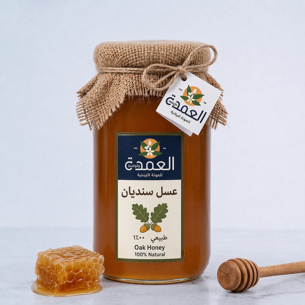 Oak honey jar